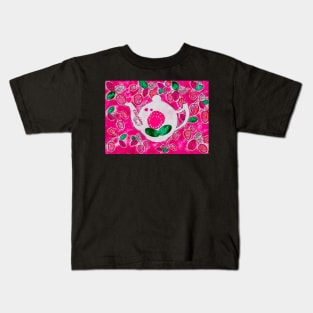 Raspberry teapot no. 2 Kids T-Shirt